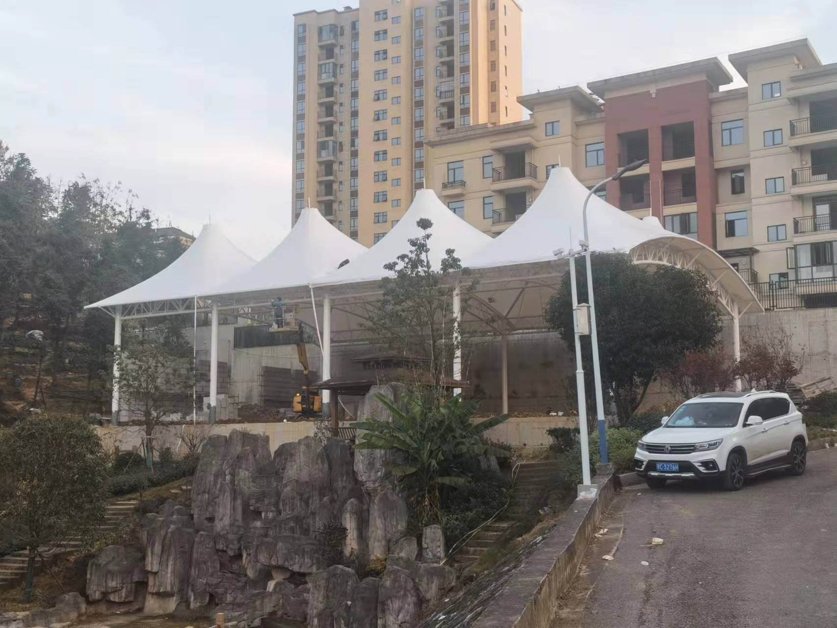 咸寧財政局門球場膜結(jié)構(gòu)建筑